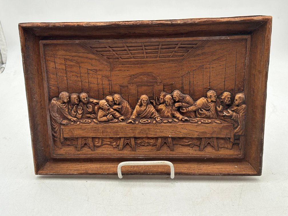 Handcrafted Wooden "Last Supper"