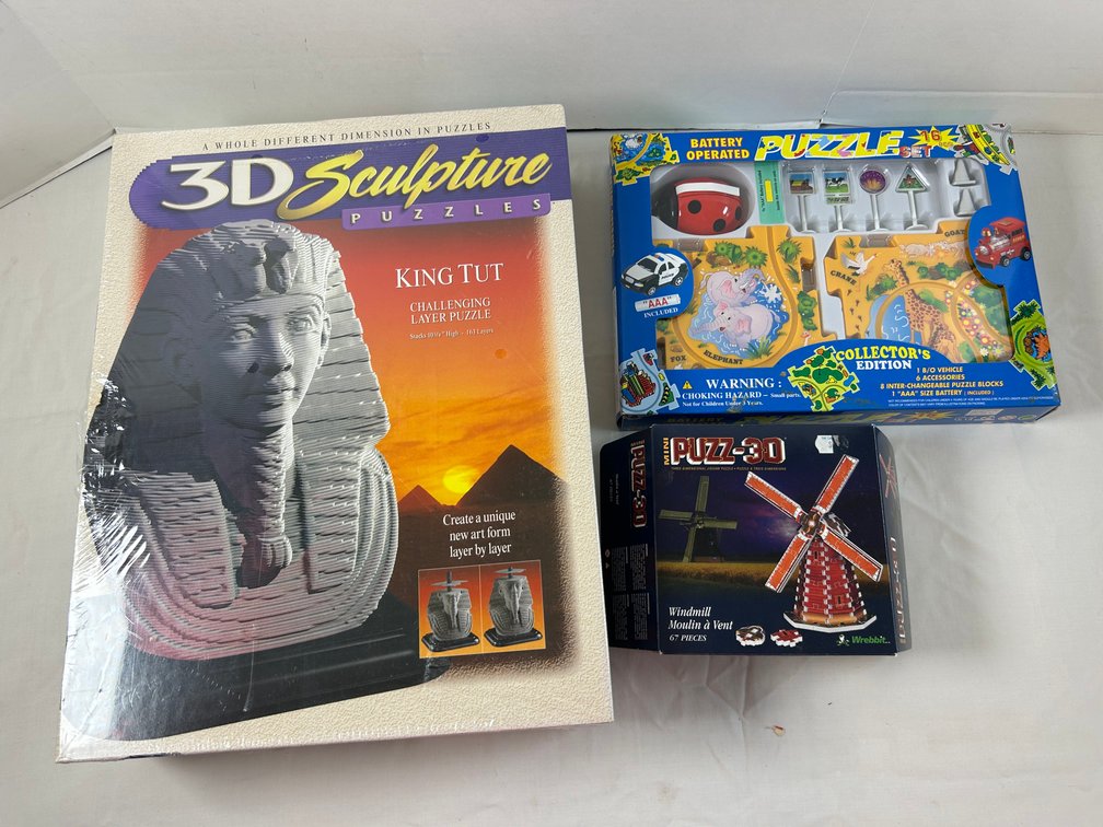 3D Puzzles, Battery Operated Puzzle