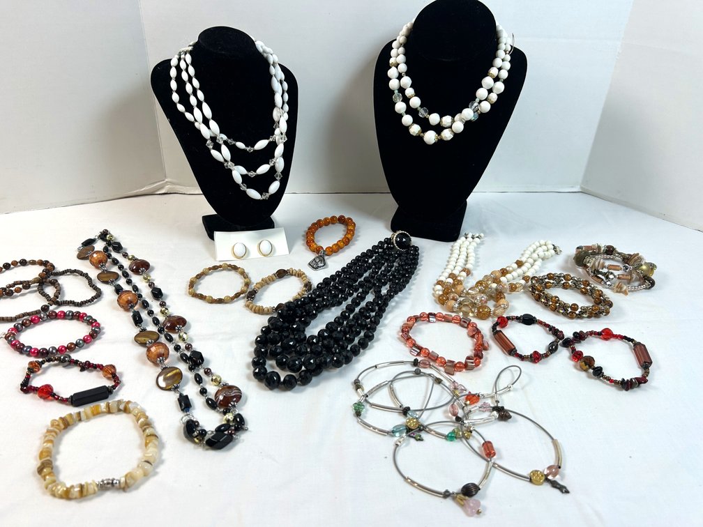 Bracelets, Necklaces, & Earrings with Beads