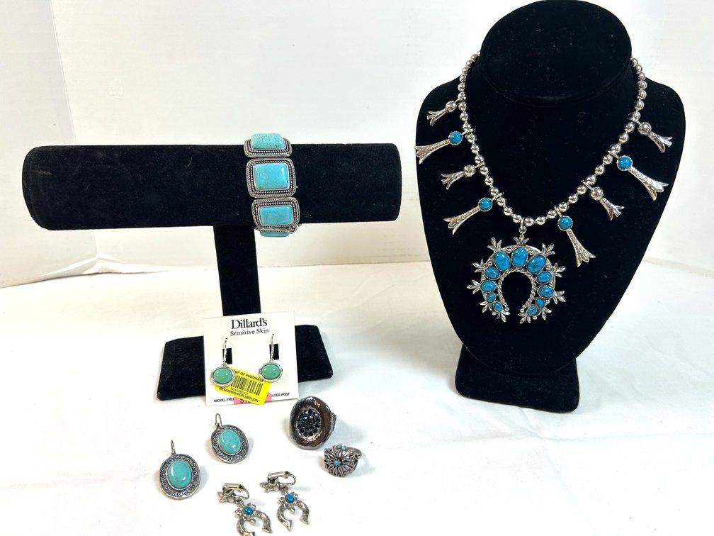 Jewelry with Blue Stones