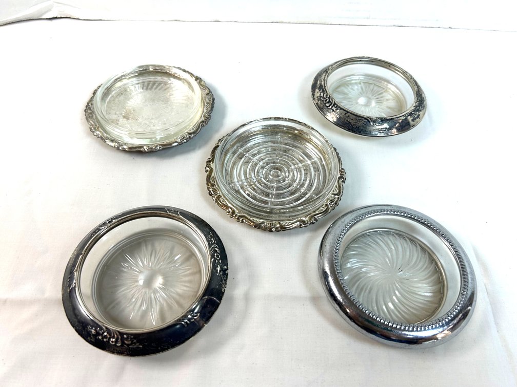 Sterling and Silverplate Coasters