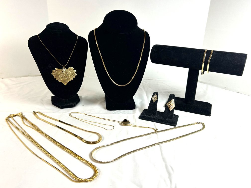 Goldtone and Gold Jewelry