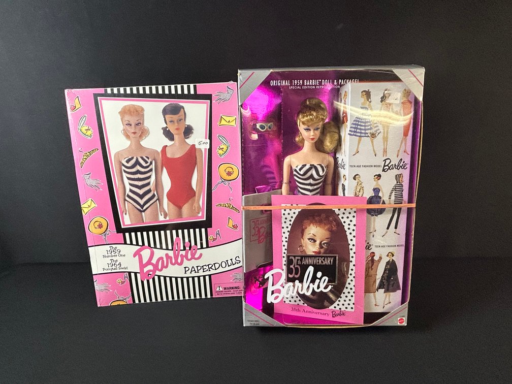 35th Anniversary Barbie with Barbie Paper Dolls