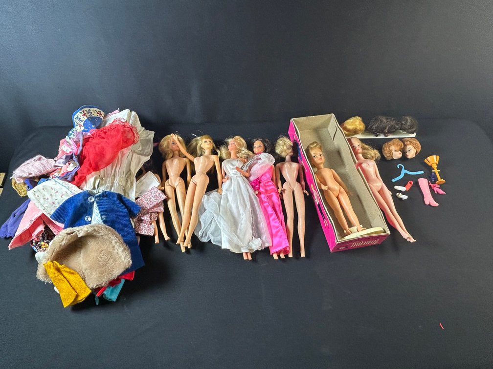 Vintage Barbie & Other Dolls with Clothes