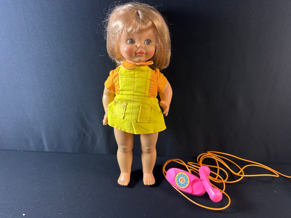 Vintage Chatty Kathy Doll with Telephone