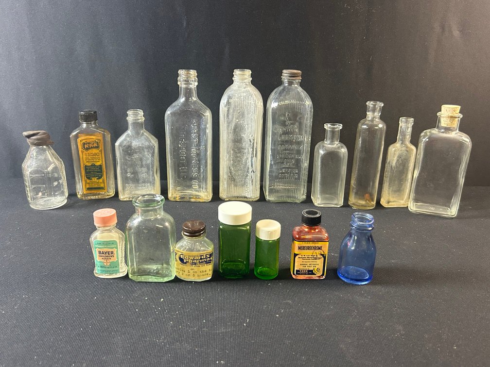 Vintage Glass Bottles