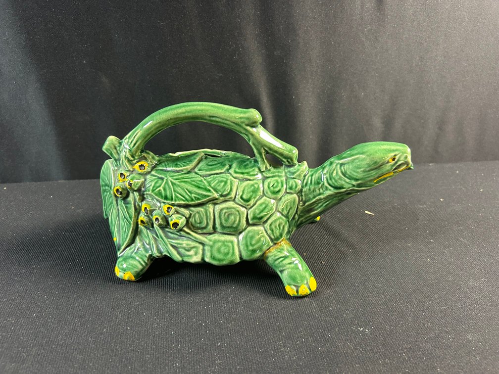 McCoy Pottery Turtle Watering Pitcher