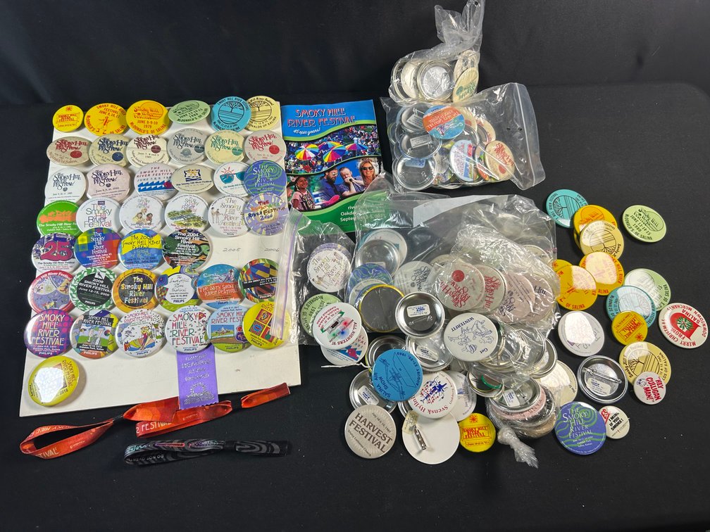Smoky Hill River Festival Buttons