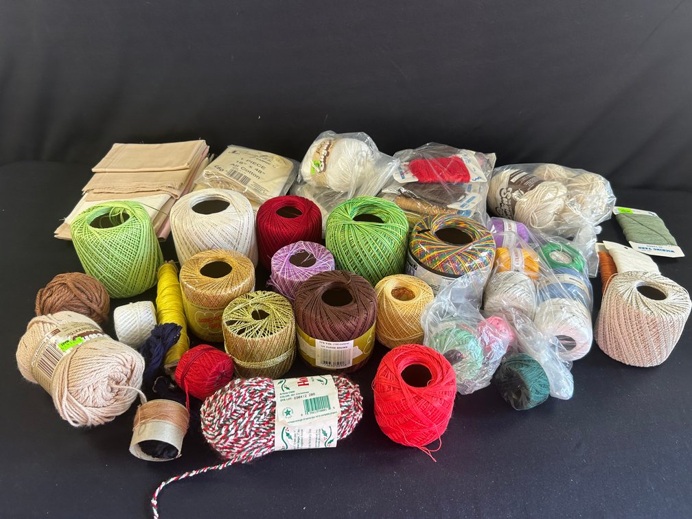 Yarn, Crochet Thread, Pearl Cotton, & More