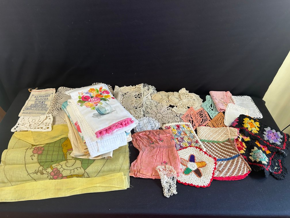Vintage and New Kitchen Linens