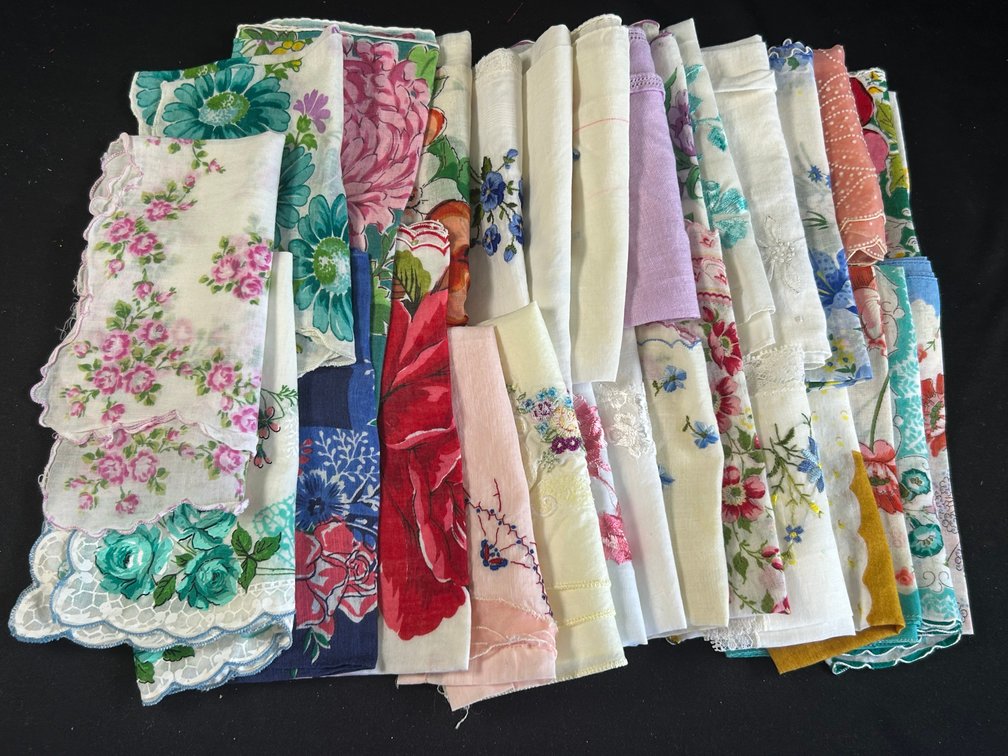 Colorful Vintage Handkerchiefs