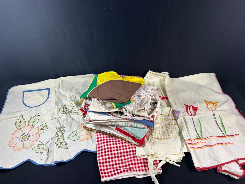 Vintage Aprons with Panels