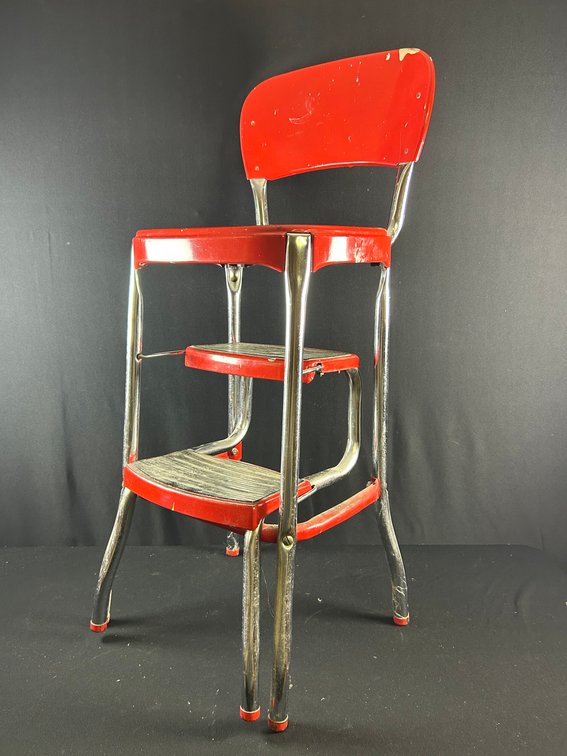 Stytaire Red Step Stool/Chair