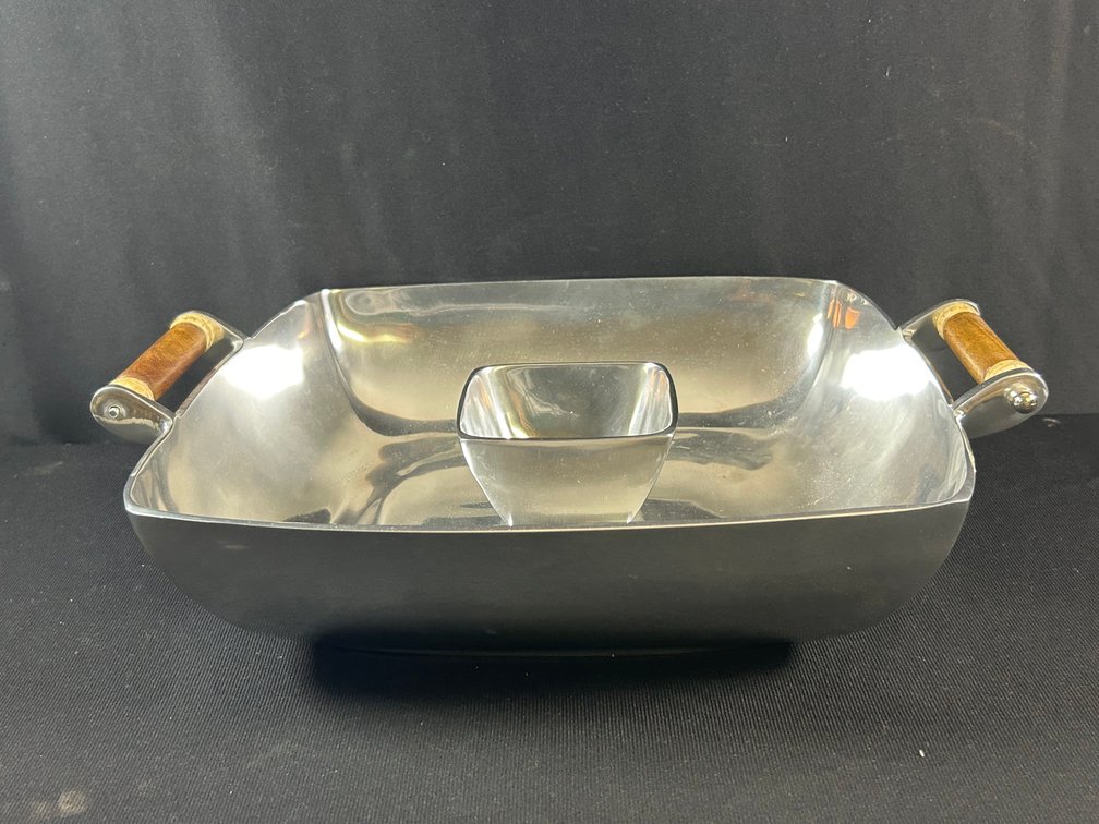 Lenox Abbreo Metalware Chip and Dip