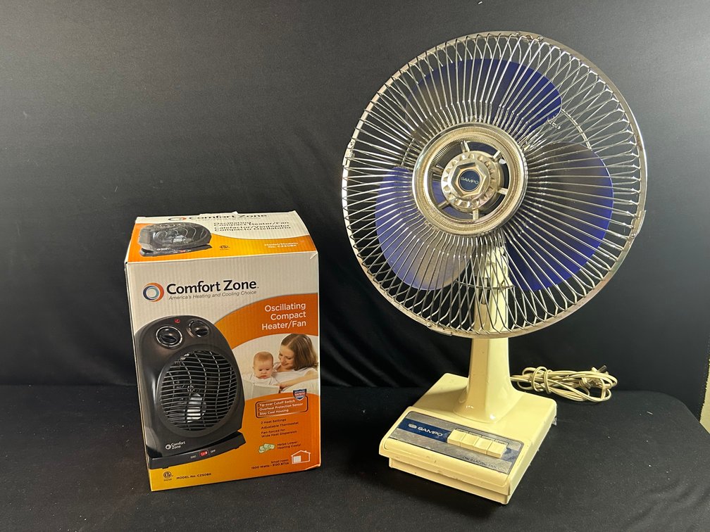 Sampo Fan and Comfort Zone Heater/Fan