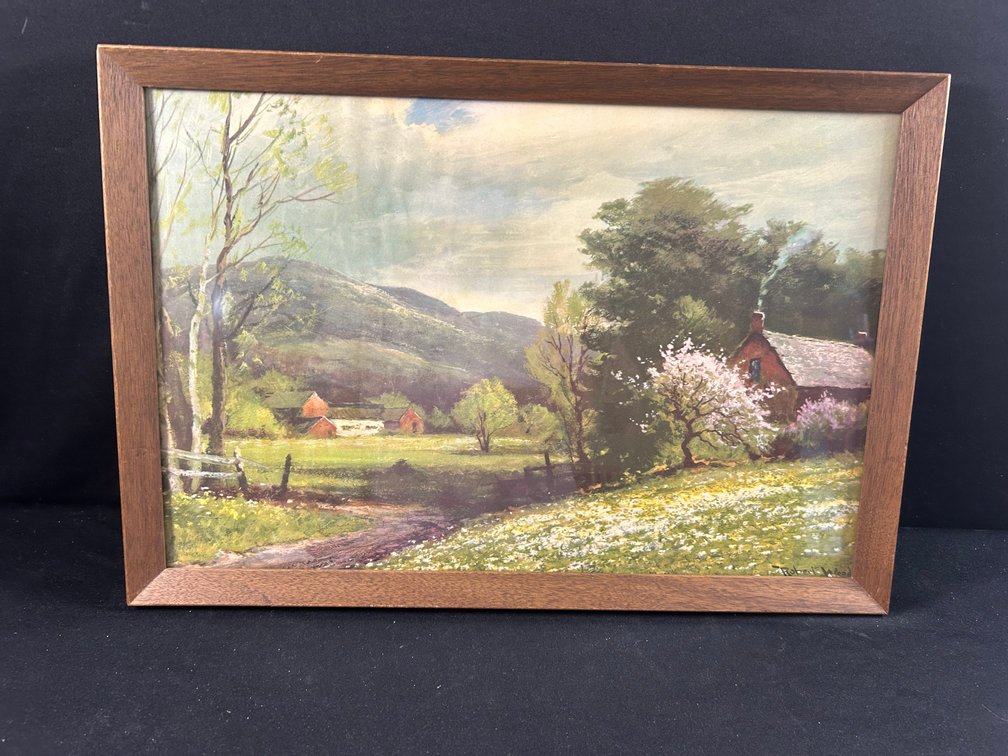 Spring Farm Scene
