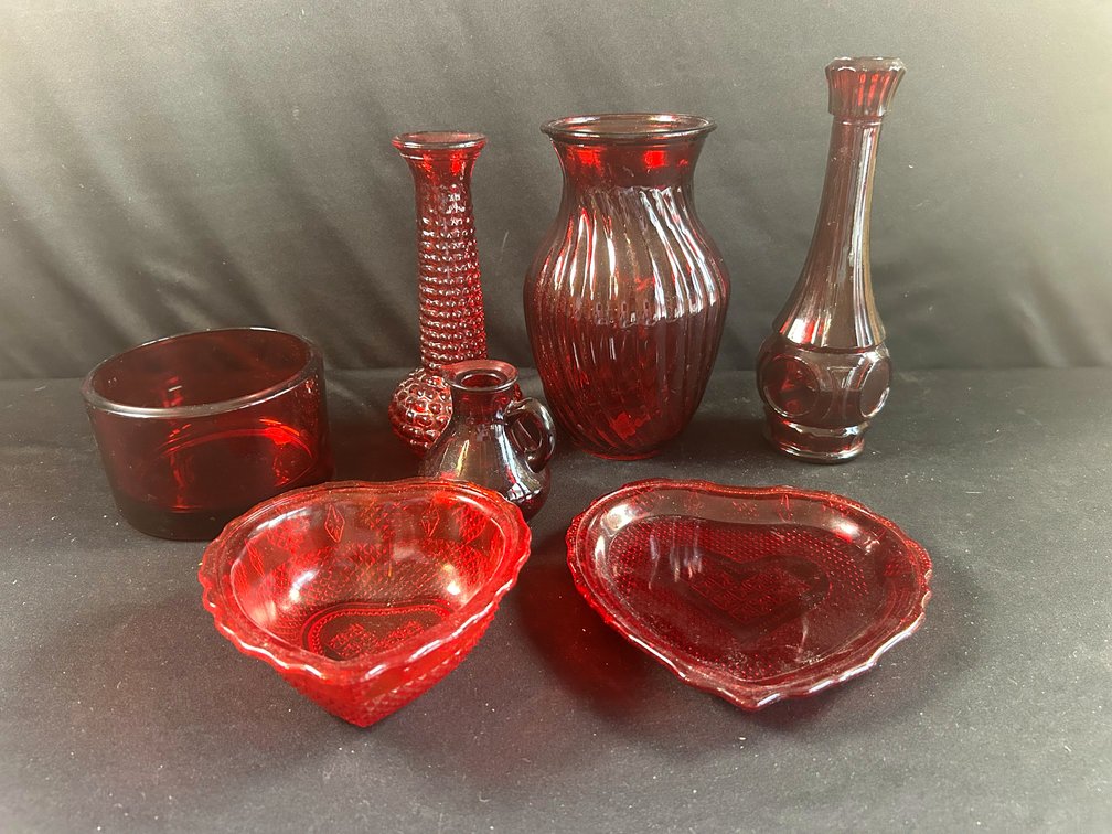 Ruby Red Glassware
