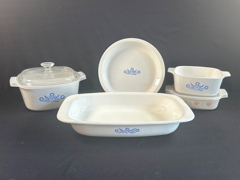 Corning Ware Casseroles and Pie Plate