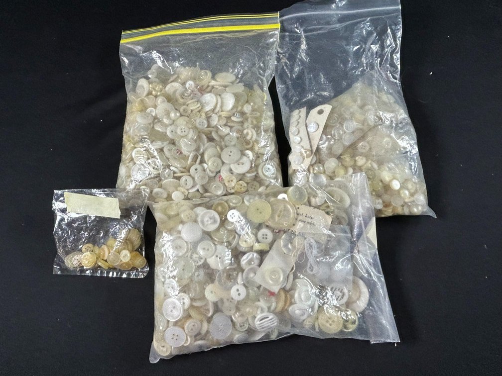 Assorted White Buttons