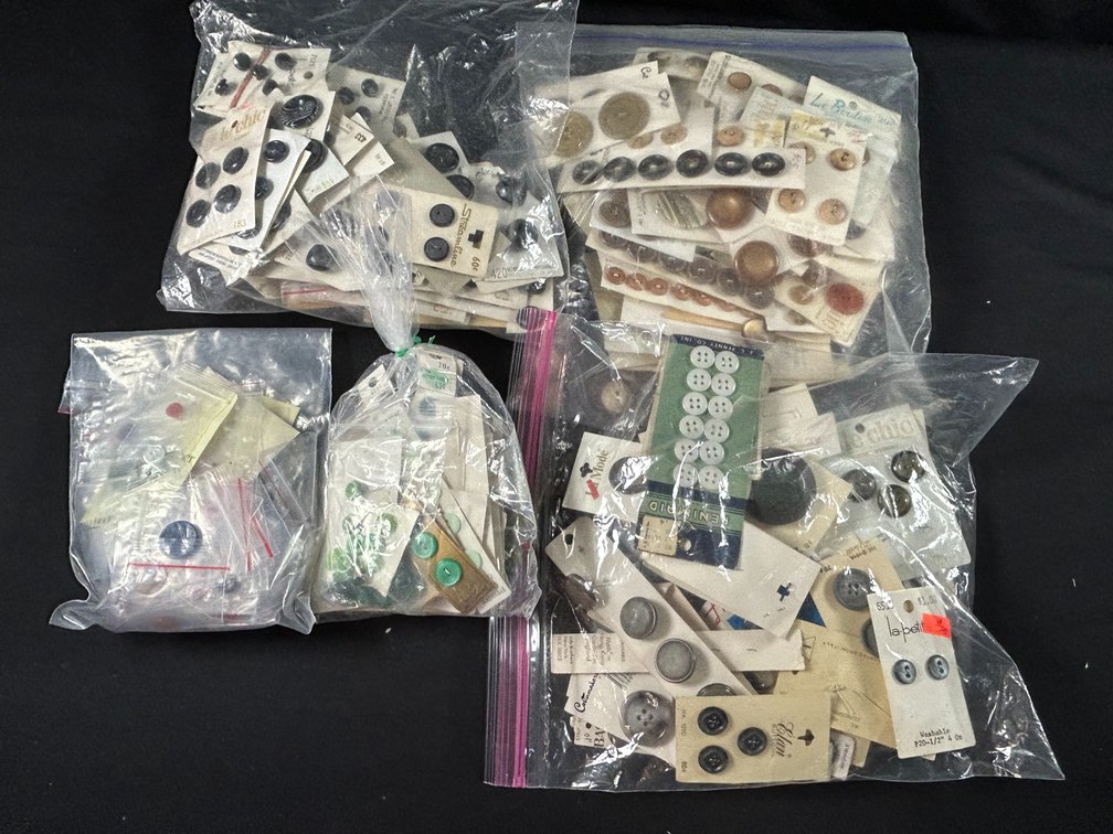 Variety of Carded Buttons