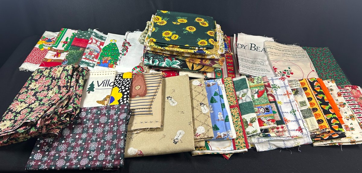 Christmas and Sunflower Fabric