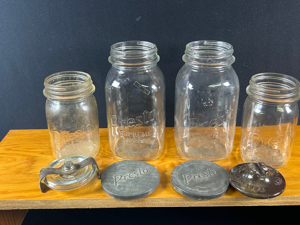 Presto Supreme Mason Jars with Variety of Lids