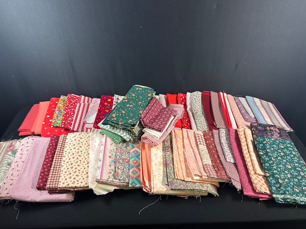 Red, Floral, & More Fabrics