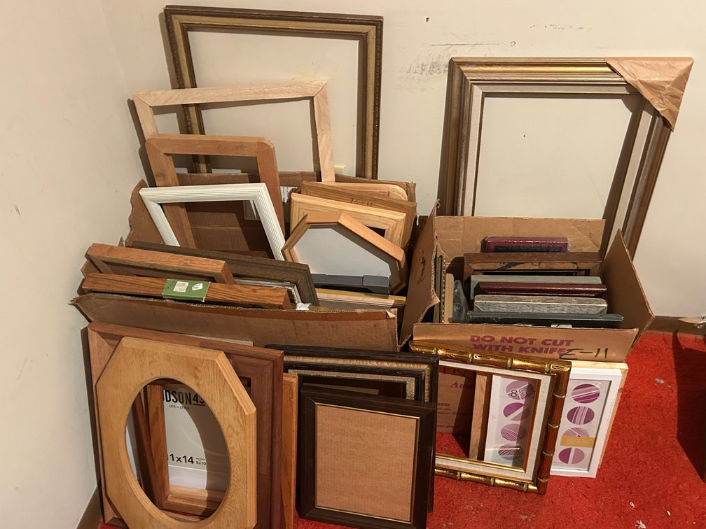 Large Assortment of Frames