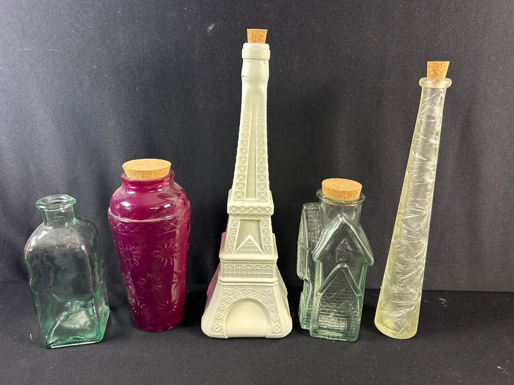 Variety of Vintage Bottles