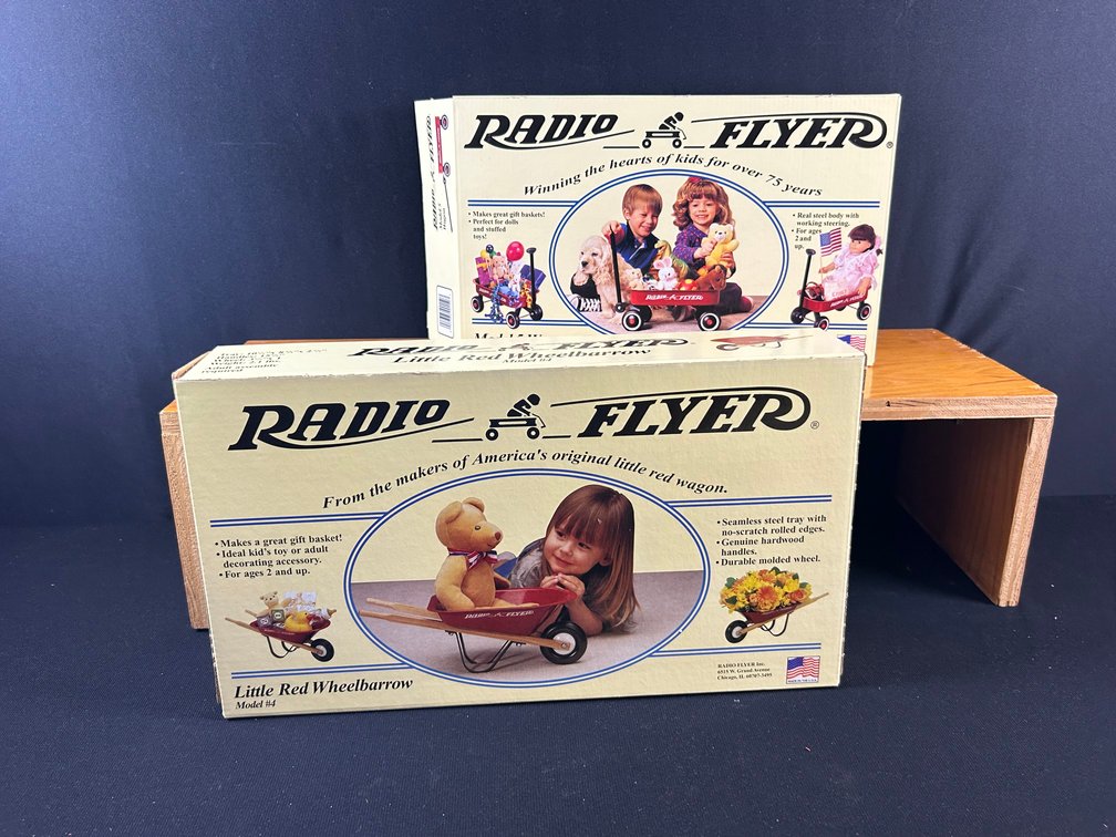 Radio Flyer Wagon and Little Red Wheelbarrow