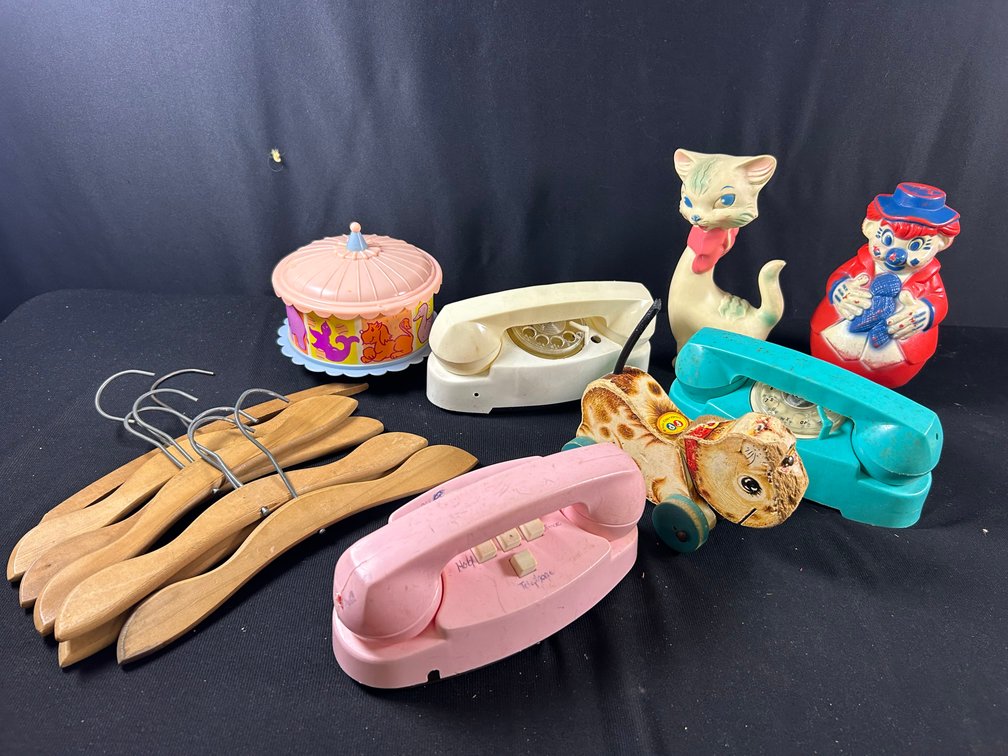 Vintage Children's Phones & Toys
