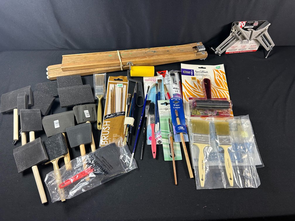 Painting Supplies for Crafts and Easel