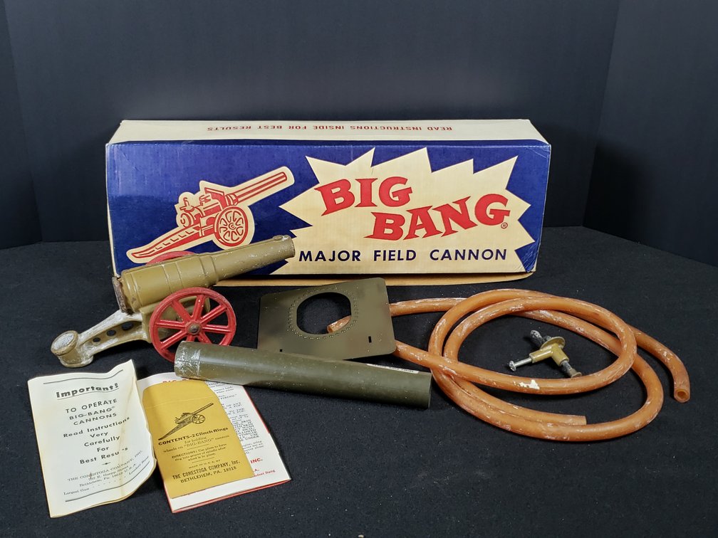 Big-Bang Major Field Cannon Cast Metal Toy with Box