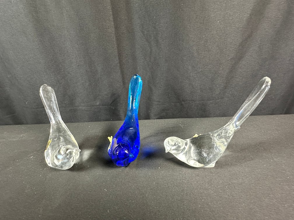 Fenton Glass Bird Figurines