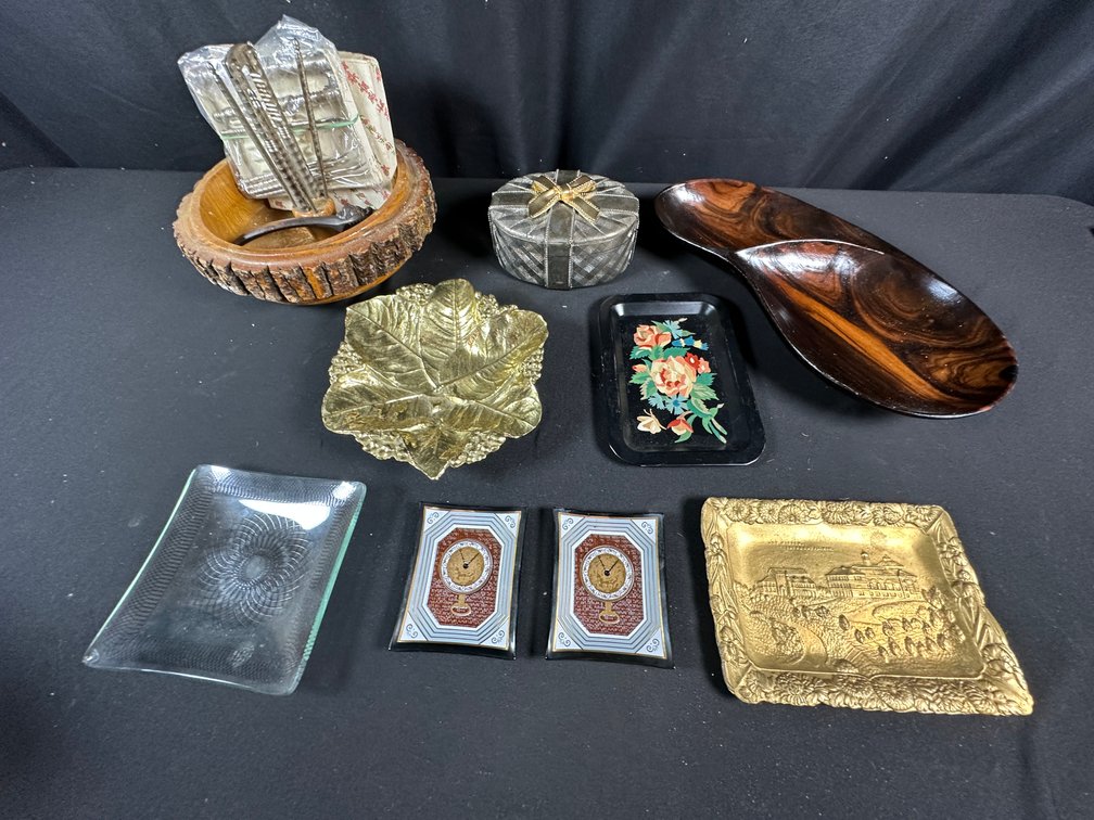Decorative Trays, Wood Dishes, Trinket Box, and More
