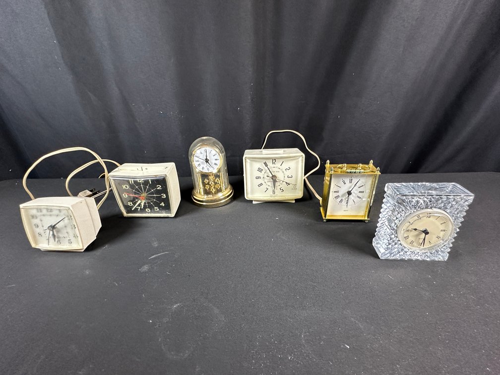 Electric Alarm Clocks, Quartz Desk Clocks, and More