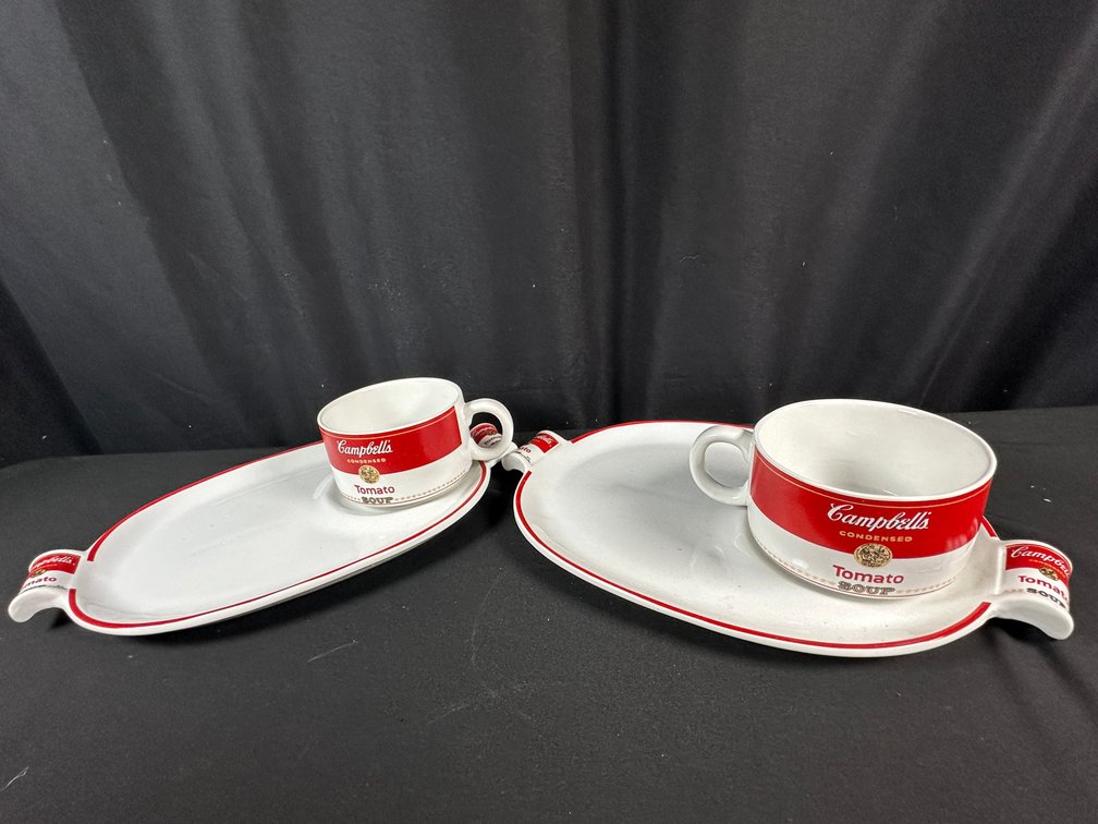 Westwood Campbell's Tomato Soup Ceramic Snack Sets