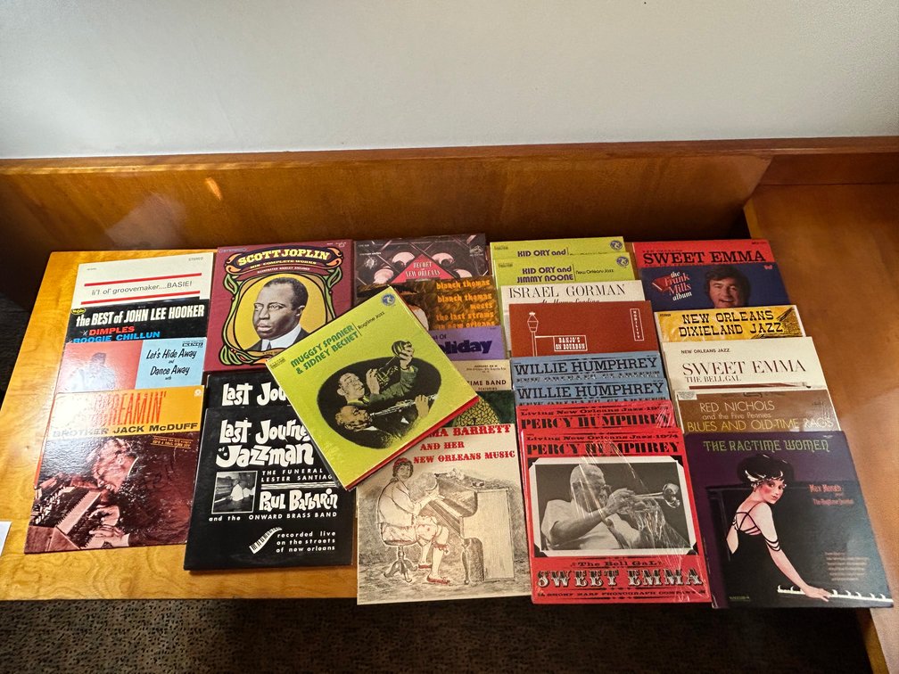 Jazz, Blues, and Ragtime Vinyl LP Records and Box Set