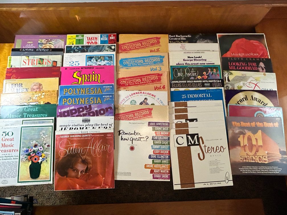 Collection of 12-Inch Vinyl Record LP Albums