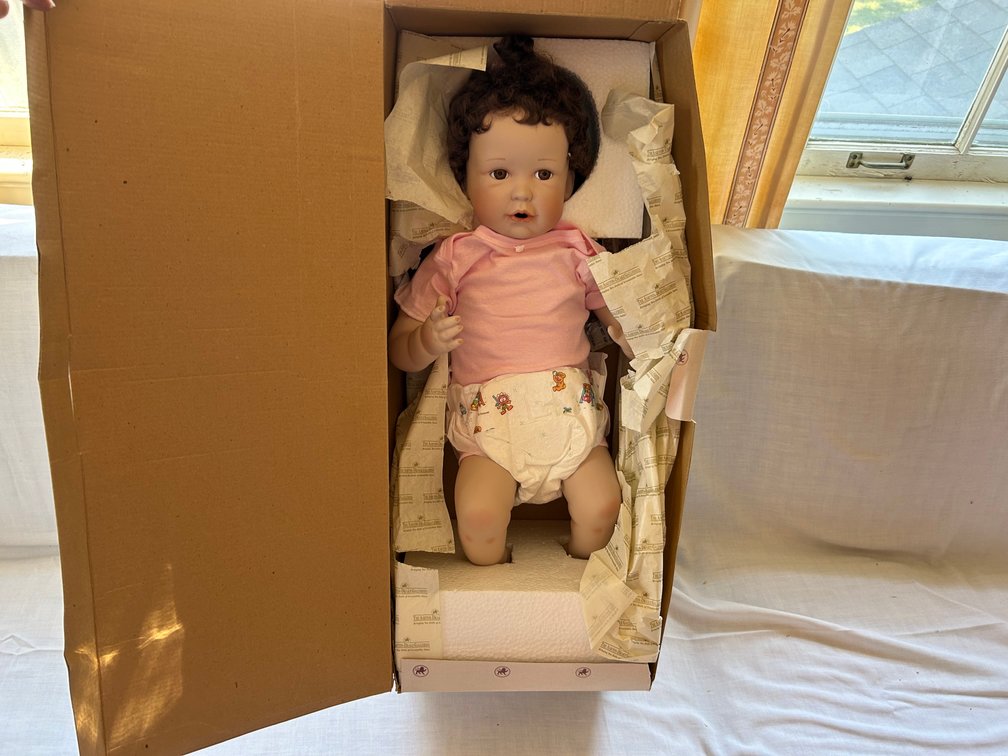 The Ashton-Drake Galleries Heirloom Baby Porcelain Doll