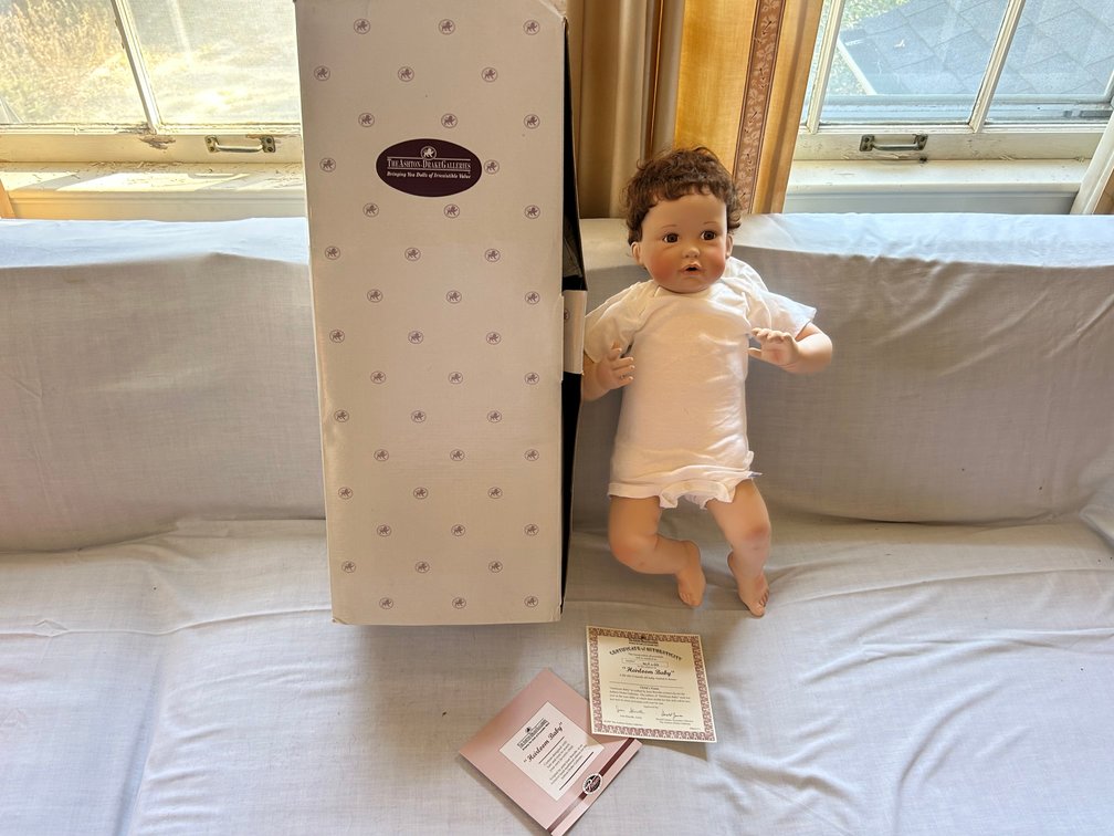 The Ashton-Drake Galleries Heirloom Baby Porcelain Doll