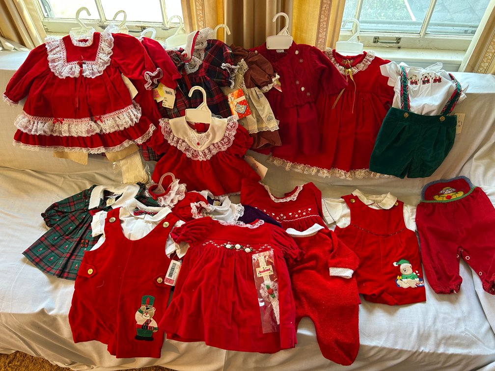 Infant and Toddler Holiday Dresses, Rompers, and Outfits