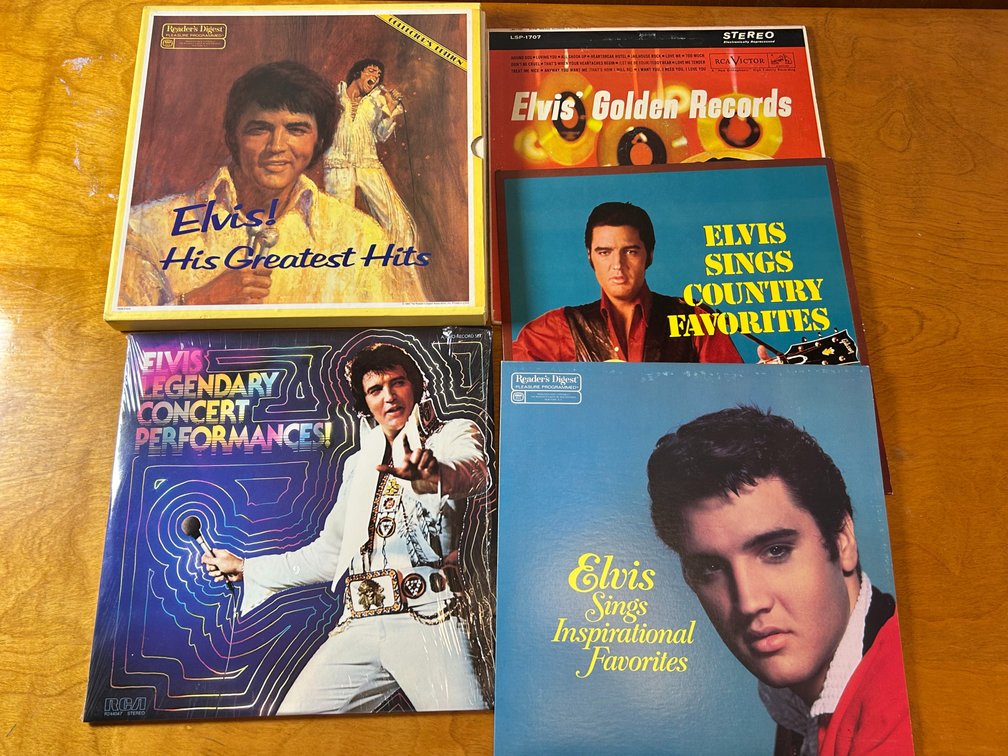 Elvis Presley Vinyl Record Albums and Box Set