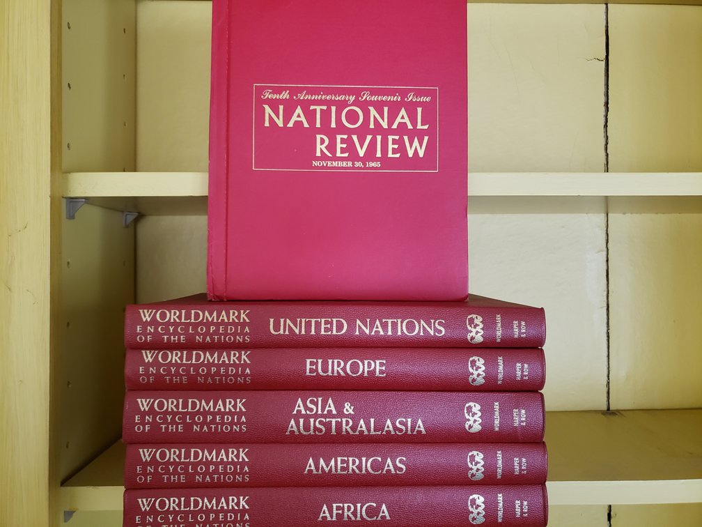 Worldmark Encyclopedia of the Nations and National Review Books