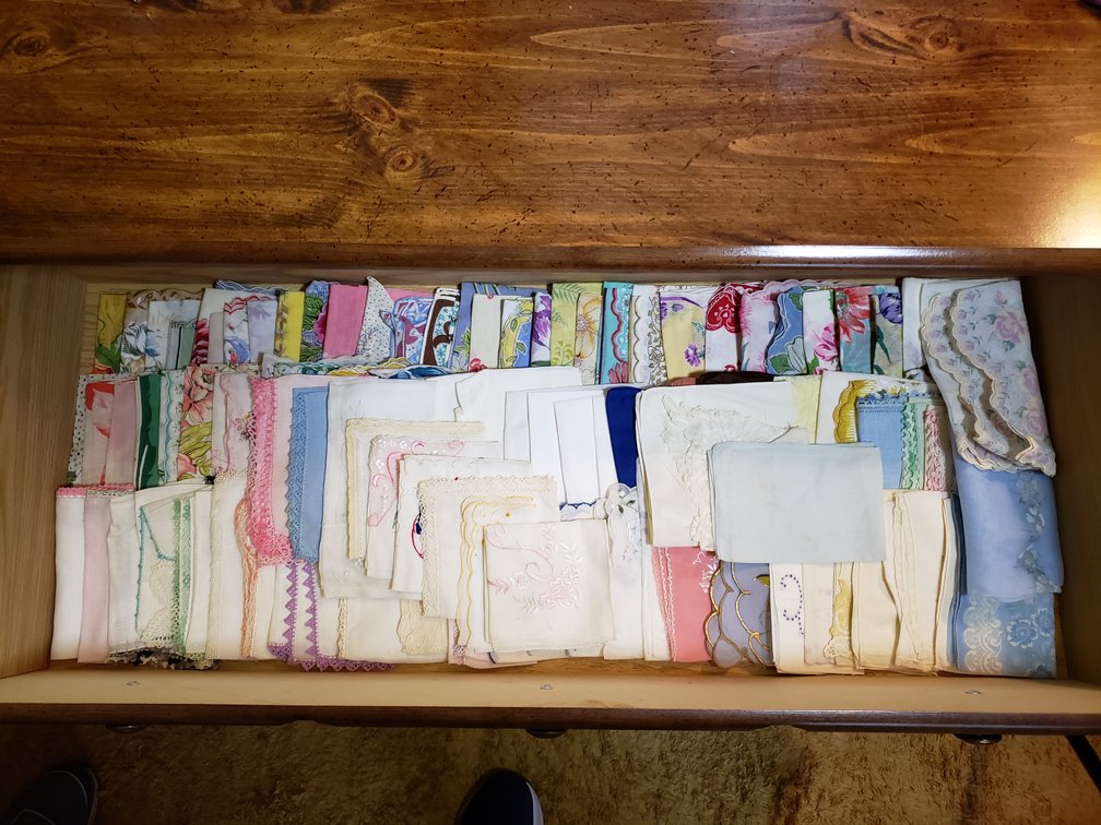 Embroidered and Printed Cotton and Linen Handkerchiefs
