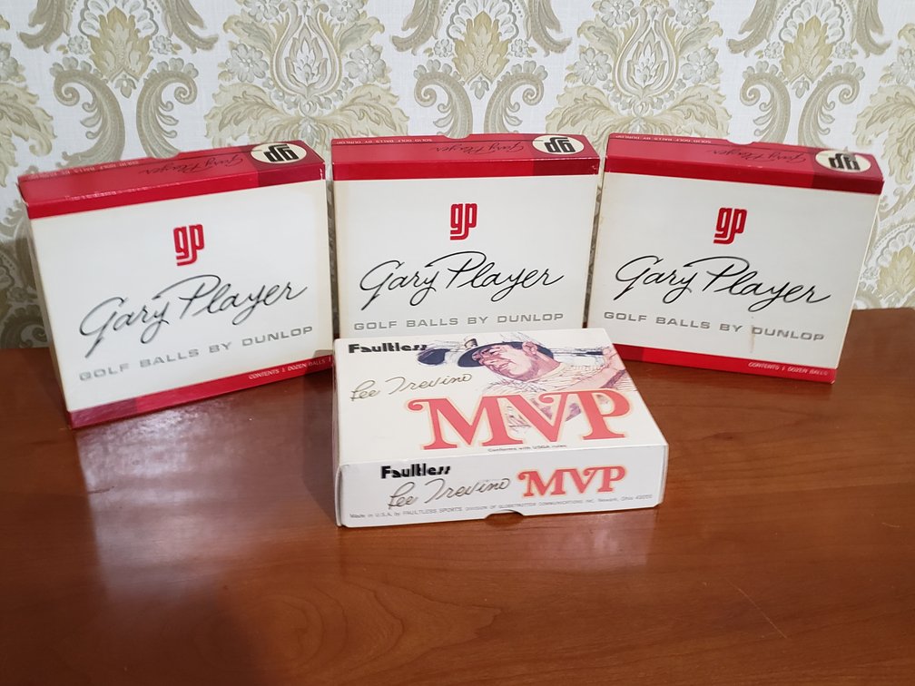 Four Boxes of Golf Balls with 3-Ball Sleeves