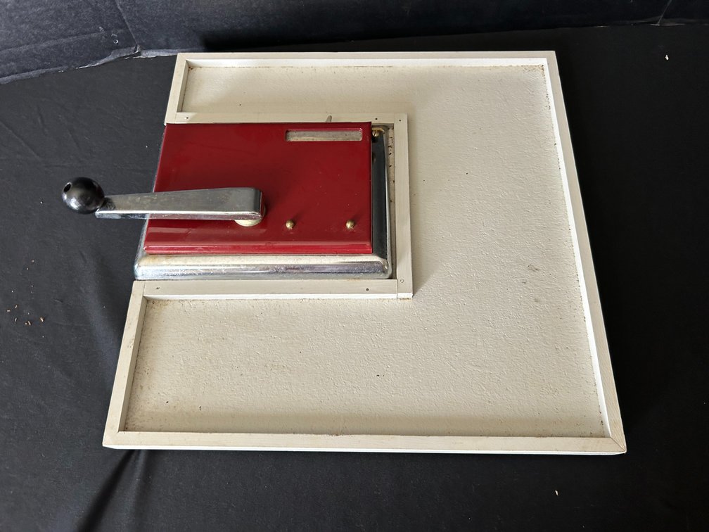 Manual Tabletop Cigarette Injector Machine on Wooden Board
