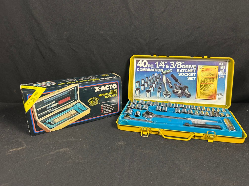 Socket Set and Exacto Tool Set