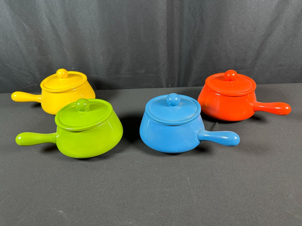 Cera-Fire Ceramic Mini Lidded Casserole Pots