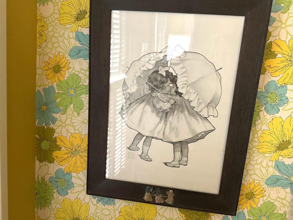 Bessie Collins Pease Framed Illustration Print